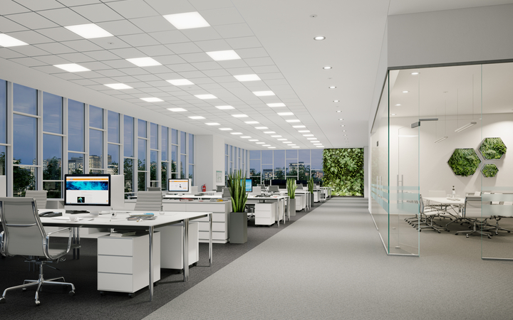 Het VIVARES systeem is uitstekend geschikt voor bestaande en nieuwe kantoren 