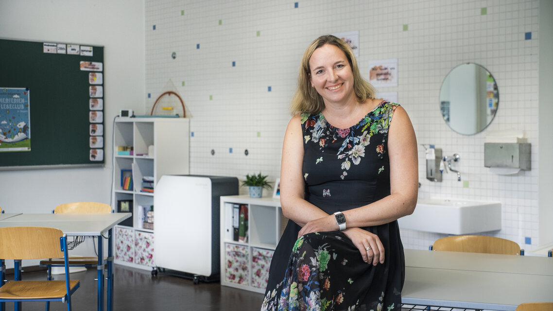 Veilig onderwijs met UV C-luchtdesinfectie, Max-Mannheimer middelbare school, Garching