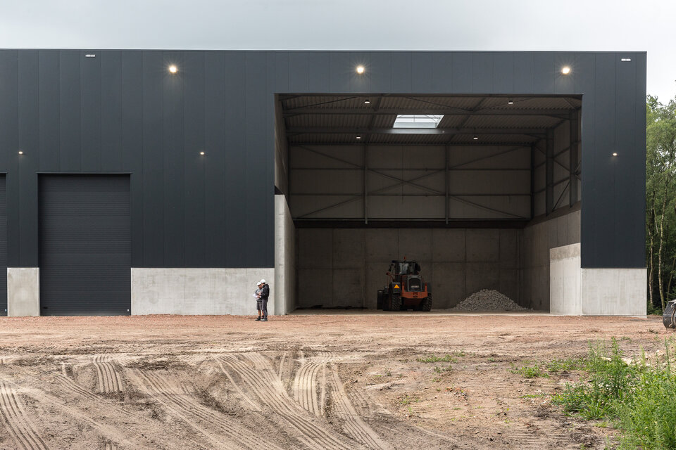 Krachtige LED verlichting met hoge lichtopbrengst voor nieuwe loods