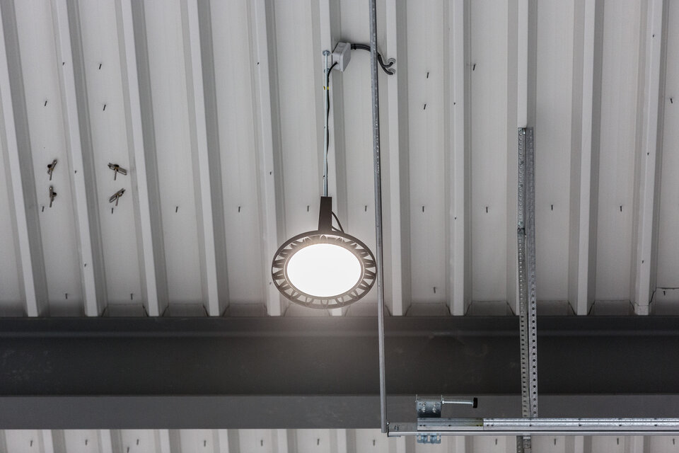 Krachtige LED verlichting met hoge lichtopbrengst voor nieuwe loods