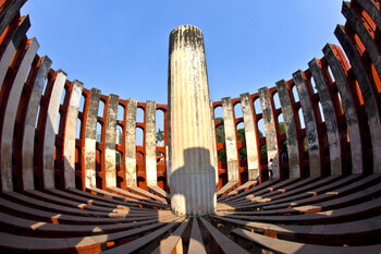 Astronomisch observatorium Jantar Mantar in Delhi