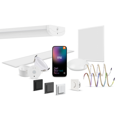 Direct Easy ondersteunt tot 40 Zigbee 3.0-gecertificeerde armaturen en apparaten per zone. De oplossing is volledig draadloos en werkt zonder extra bekabeling of serverinfrastructuur.